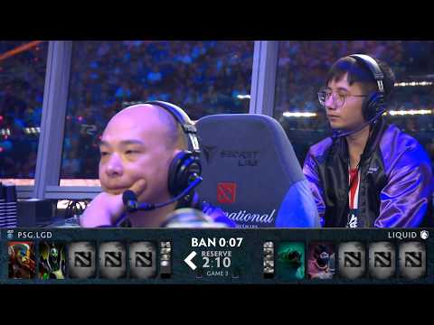 PSG.LGD vs Team Liquid | Lower Bracket Final Game 3 Bo3 | TI9