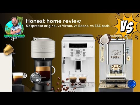 Coffee Machine Wars - Nespresso Virtuo vs Original vs Beans vs ESE pads