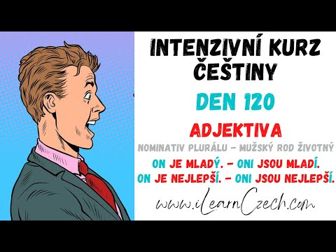 Intensive Czech course 120: Masculine animate adjectives in the nominative plural