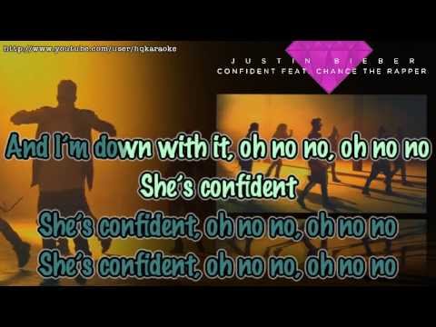 Justin Bieber - Confident ft. Chance The Rapper [Karaoke / Instrumental]
