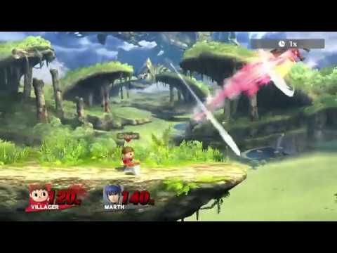SSB4 - Confirming into Villager's GRAB