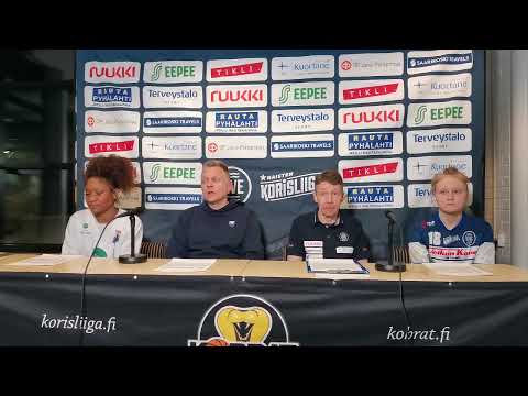 Naisten korisliiga ViVe - PeKa 67-79 lehdistötilaisuus 4.2.2026