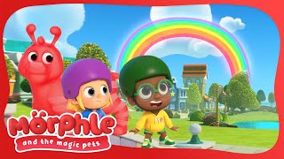 Let's Spot the Rainbow! | Morphle and the Magic Pets | Available on Disney+ and Disney Jr.