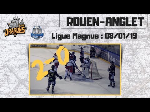 Hockey : Rouen - Anglet Ligue Magnus 2018/2019 J32