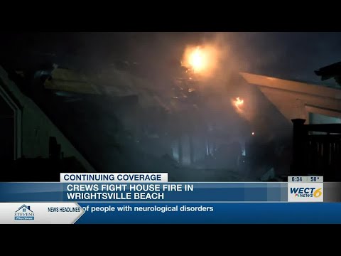 Authorities extinguish house fire at Auditorium Circle in Wrightsville Beach