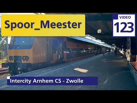 (4K) #railway #cabview NS Trein | Rij mee in de #intercity van Arnhem CS naar Zwolle (123)