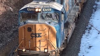 preview picture of video 'CSX EMD From Atop Ilchester Tunnel'