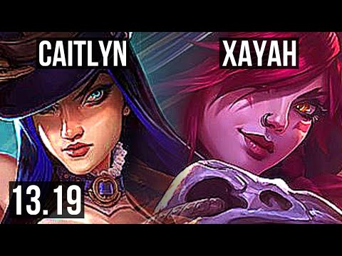 CAITLYN & Senna vs XAYAH & Rakan (ADC) | Rank 9 Cait, Legendary, 15/3/5 | KR Challenger | 13.19