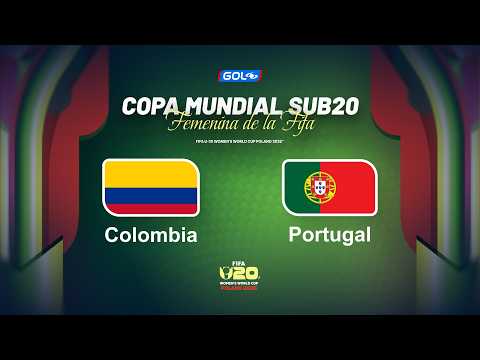 ⚽ Colombia vs Portugal EN VIVO 🔴 | Copa Mundial femenino Sub-20 | 2026
