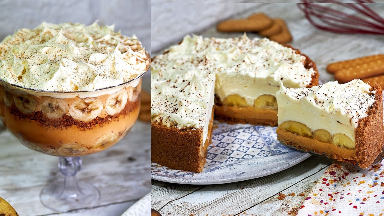 2 BANOFFEE PIE RECIPES IN THE BRAZILIAN STYLE, EASY AND DELICIOUS
