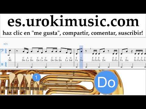 Tutorial de Tuba Imagine Dragons - Thunder Clases Notas um-i927