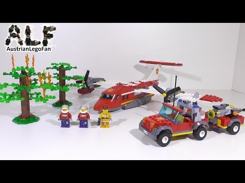 Vidéo LEGO City 4209 : L'avion des pompiers