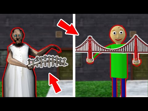 Granny Bridge vs Baldi Bridge - funny horror animation parody (p.231)