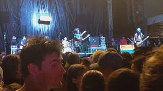 NOFX Mike heckles guy who brought his kid to Riot Fest 2021 &quot;try explaining what a Dirty Sanchez is&quot;