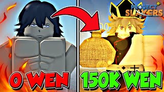 How to get 150K Wen Fast In Project Slayers Update 1.5!
