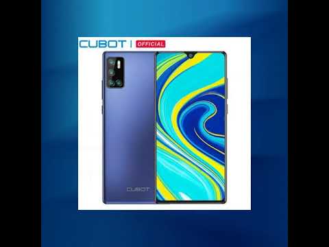 Cubot P40 Smartphone NFC 4GB+128GB Rear Quad Camera 20MP Selfie 6.2 Inch 4200mAh Android 10 Dual ...