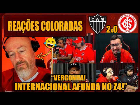 REAÇÕES dos COLORADOS - ATLÉTICO MG 2x0 INTERNACIONAL - BRASILEIRÃO 2025 - VAMOS RIR DO INTER!