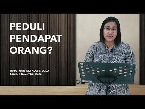 Bina Iman GKI Klasis Solo 7 November 2022