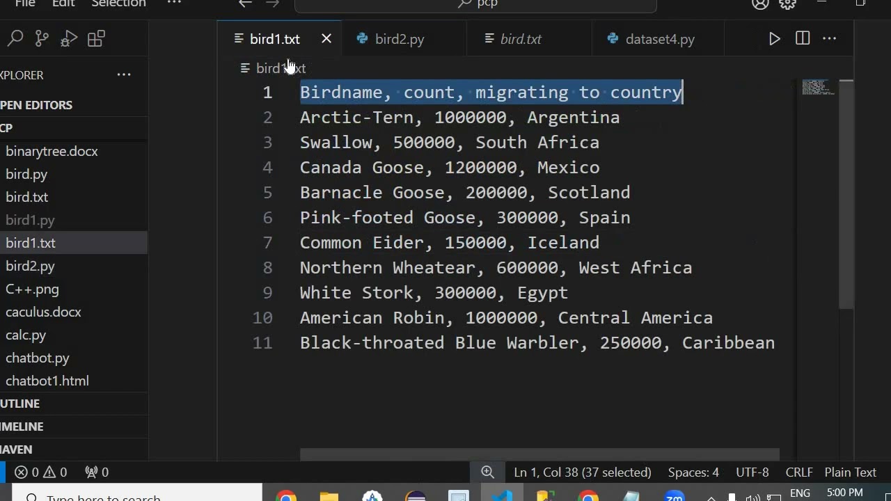 python:How to read a .txt or .csv file , comma separated file for datasets ?
