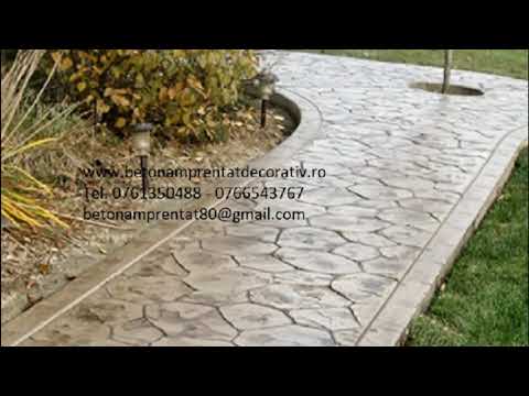 Beton Amprentat Odaia Turcului -Dâmbovița Tel.0761350488 -0766543767