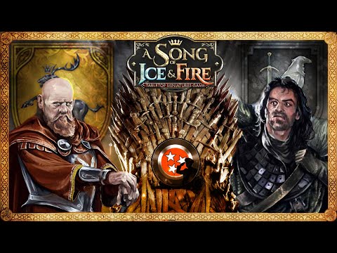 Penrose (Baratheon) vs Pyke (Night's Watch) "Awesome Battle Report" - ASOIAF miniature game