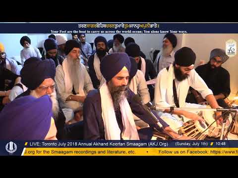 009 Toronto July 2018 Sunday Morning - Bhai Jaswant Singh Jee Toronto