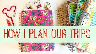 HOW I PLAN OUR DISNEY & USA ROAD TRIPS | Setting Up My New Planner | Disney Trip Planning Tips (ad)