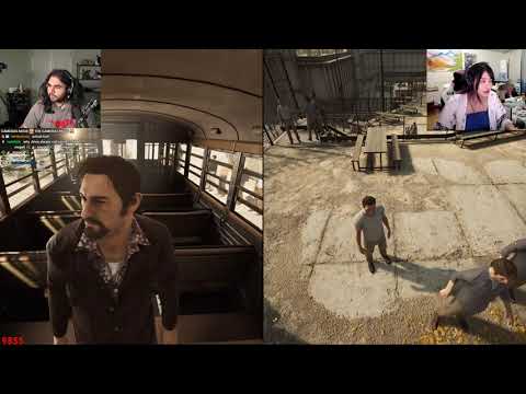 Esfand and Jinny Play A Way Out (FULL PLAYTHROUGH)