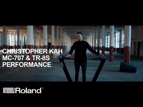 Christopher Kah and Roland MC-707 GROOVEBOX & TR-8S Performance