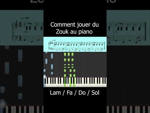 COMMENT JOUER DU ZOUK AU PIANO #piano #zouk
