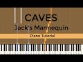 Caves (Jack's Mannequin) - Piano Tutorial