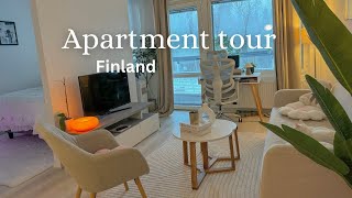 Minimalist apartment tour in Finland | Cozy living | Fully furnished