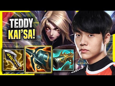 TEDDY IS A MONSTER WITH KAI'SA! - KDF Teddy Plays Kai'sa ADC vs Samira! | Season 2022