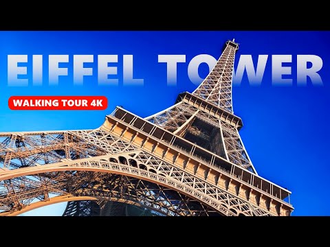 PARIS Walking Tour 4k // FROM TROCADERO TO THE EIFFEL TOWER