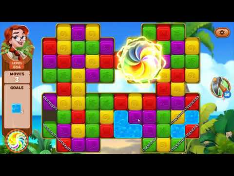 Lost Island Blast Adventure Level 614 - No Boosters