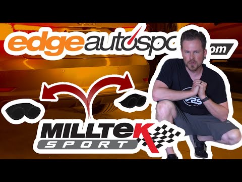 MILLTEK CATBACK EXHAUST INSTALL | AUDI S3 | Edge Autosport