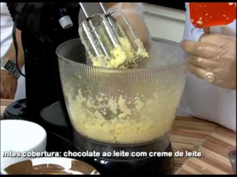 Mulher.com 23/01/2013 Fernanda Righi - Bomba de creme com chocolate