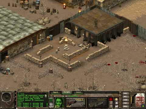 Fallout Tactics. Insane Tough Guy. Chapter 1. Brahmin Wood. Details in description.