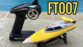 Feilun Racing Boat FT007 красный - відео 3