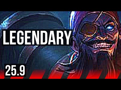 RYZE vs GANGPLANK (TOP) | 17/0/10, Legendary | EUW Challenger | 25.9