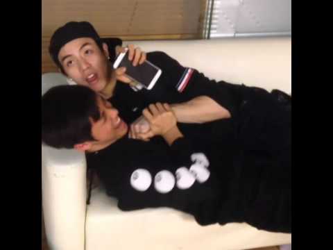 140407 Kangjun's Instagram update #2 with Maru & Rome