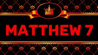 MATTHEW 7 (NIV) by Max McLean