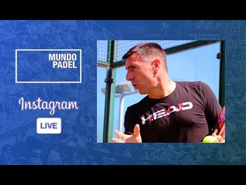 Gustavo Pratto en Mundo Padel - Vivo Instagram 9