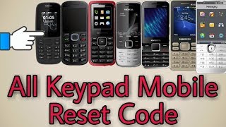 All Mobile Master Code For Reset | How To Hard Reset Keypad Mobile || Ramesh Bhai Technical