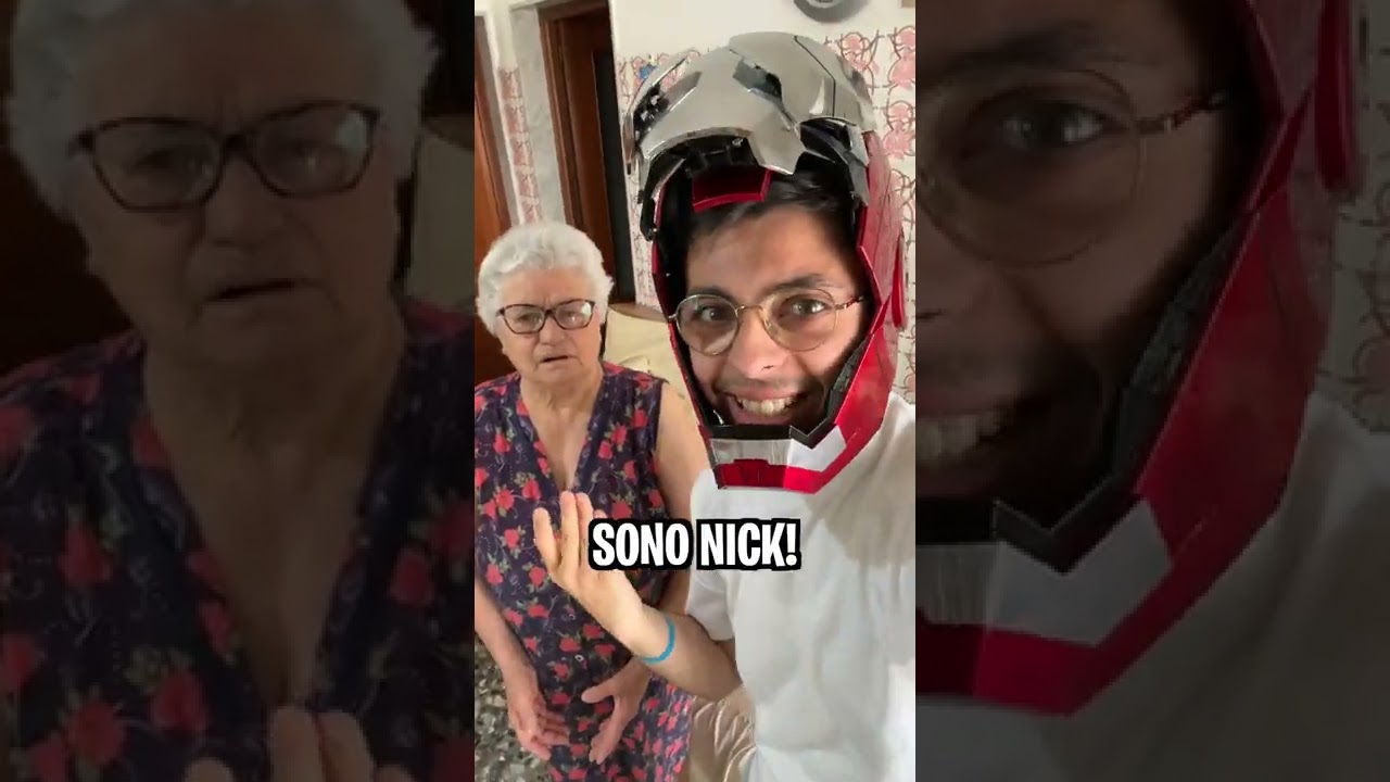 Watch Now La Nonna prova il Casco di IRONMAN La Nonna prova il Casco di IRONMAN
