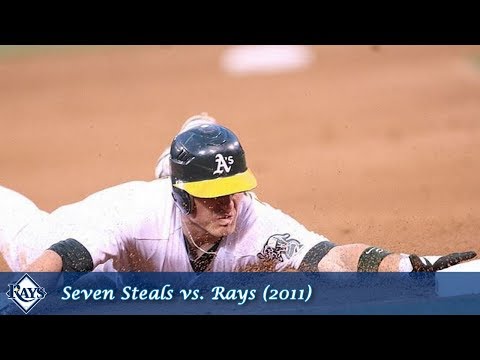 Oakland A's Grab Bag Episode 14 - Seven Steals vs. Rays (2011)