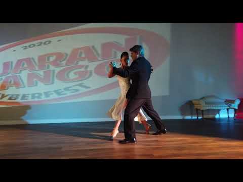  Alejandra Hobert  and  Adrian Veredice  are  dancing  to  the  tango  "  Oro Y Gris  "  in  2020