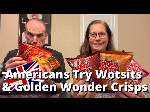Americans Try Wotsits and Golden Wonder Crisps