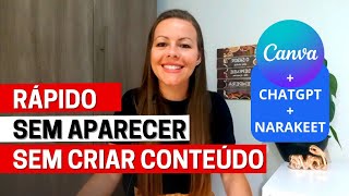 Como Fazer VÍDEOS no CANVA SEM APARECER (Reels, Shorts...)