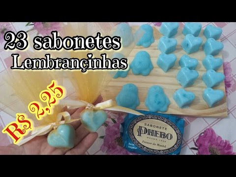APRENDA A FAZER LEMBRANCINHAS DE SABONETE, MUITO BARATO E PRATICO.